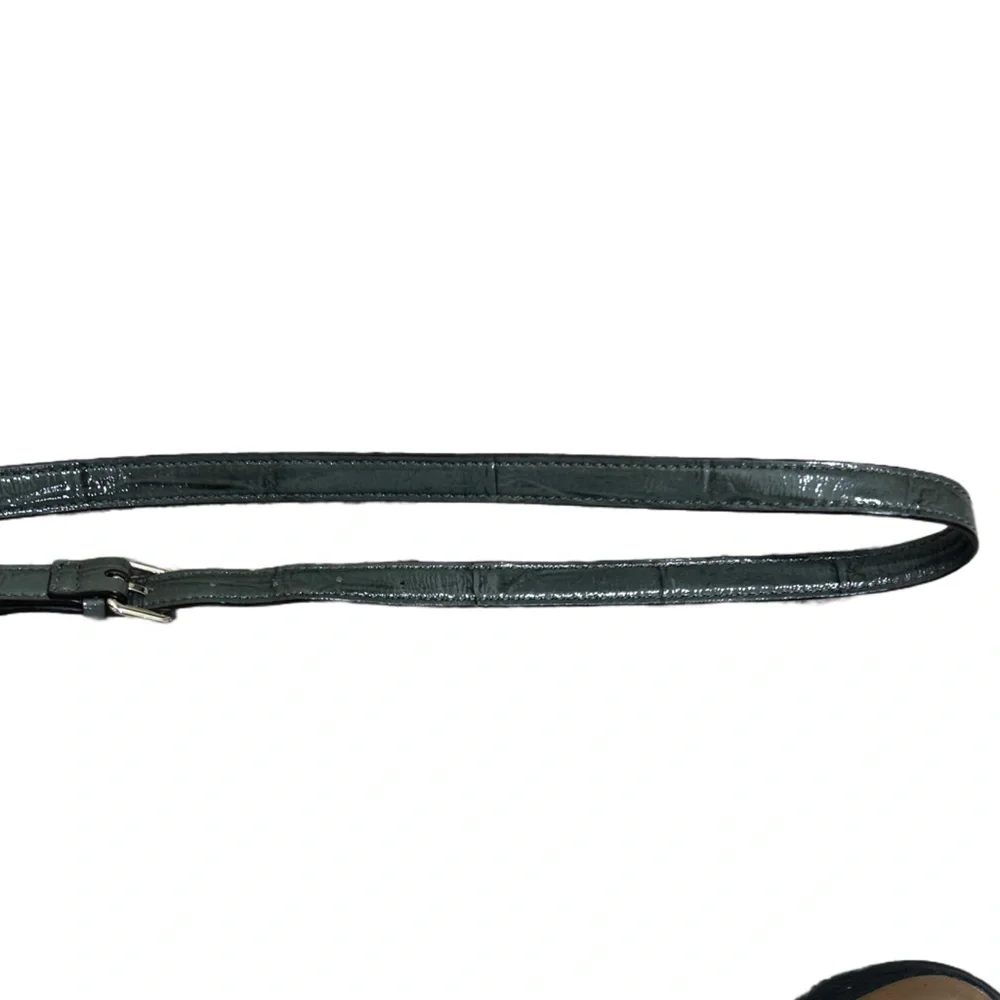 Kate Spade Knightsbridge Crossbody in Graphite Croc Patent Leather